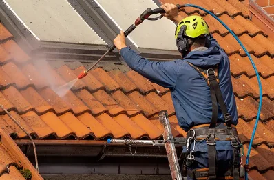 Démoussage et hydrofuge de toiture à Bury